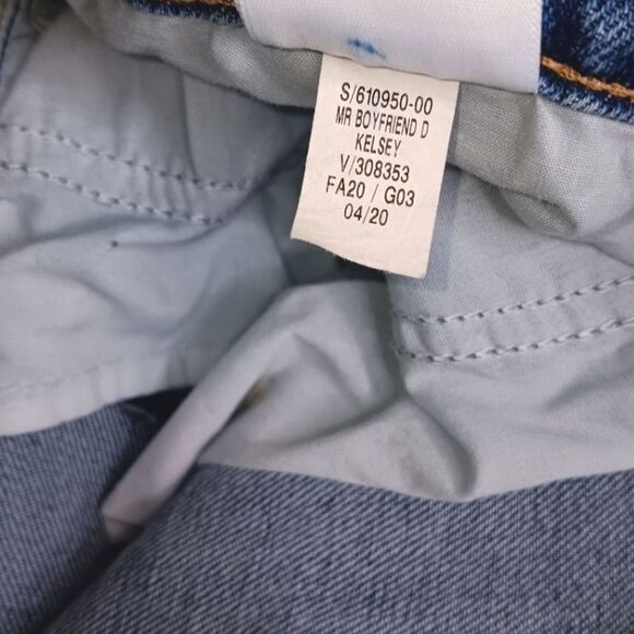 OLD NAVY Women’s Distressed Ripped Torn Midrise Boyfriend Jeans Blue Size 16 - Picture 7 of 9